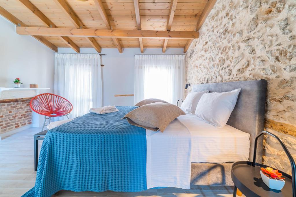 Posteľ alebo postele v izbe v ubytovaní Dimitrios Residence Old Town Rethymno