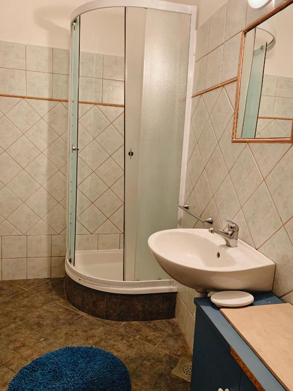 Kúpeľňa v ubytovaní Villa Mihaela