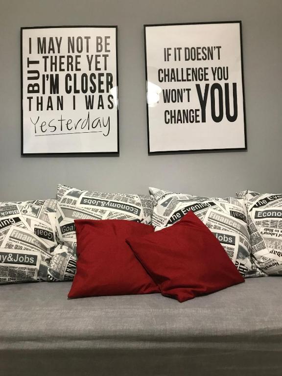 A bed or beds in a room at INES'S HOME