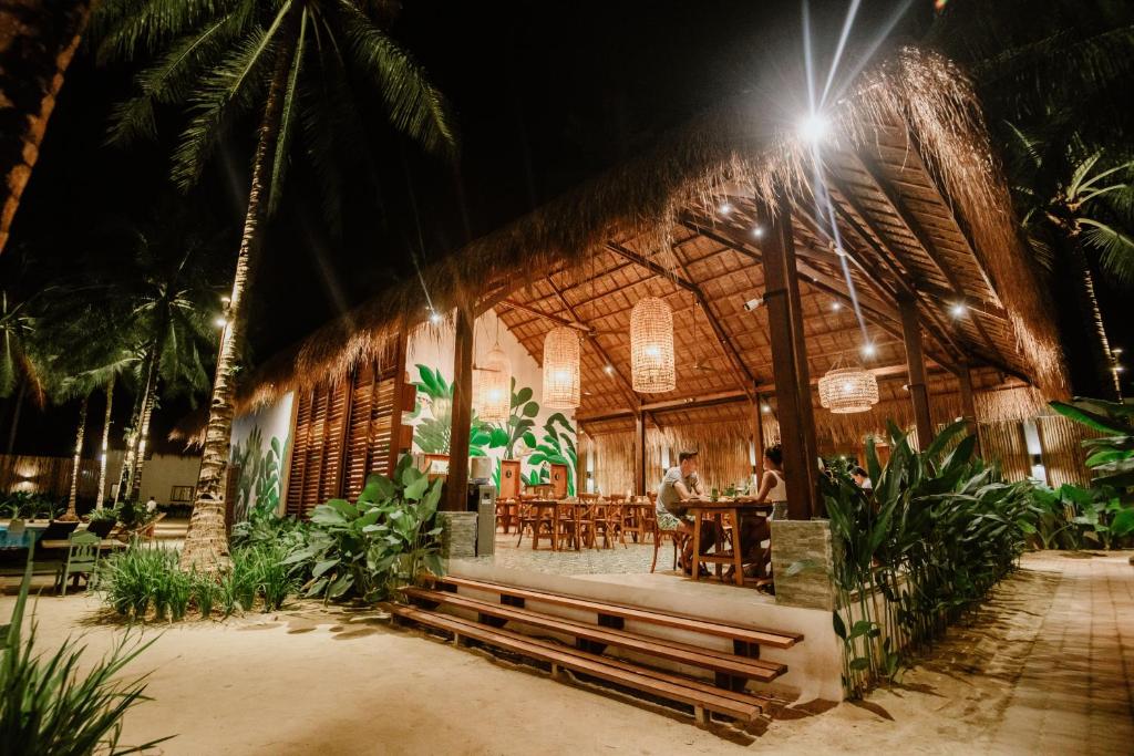 Zahrada ubytování Las Palmas Villas and Casitas Siargao