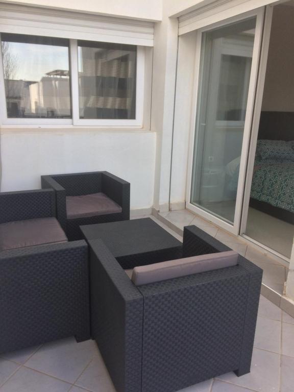 Posezení v ubytování Residence Riad Saïdia