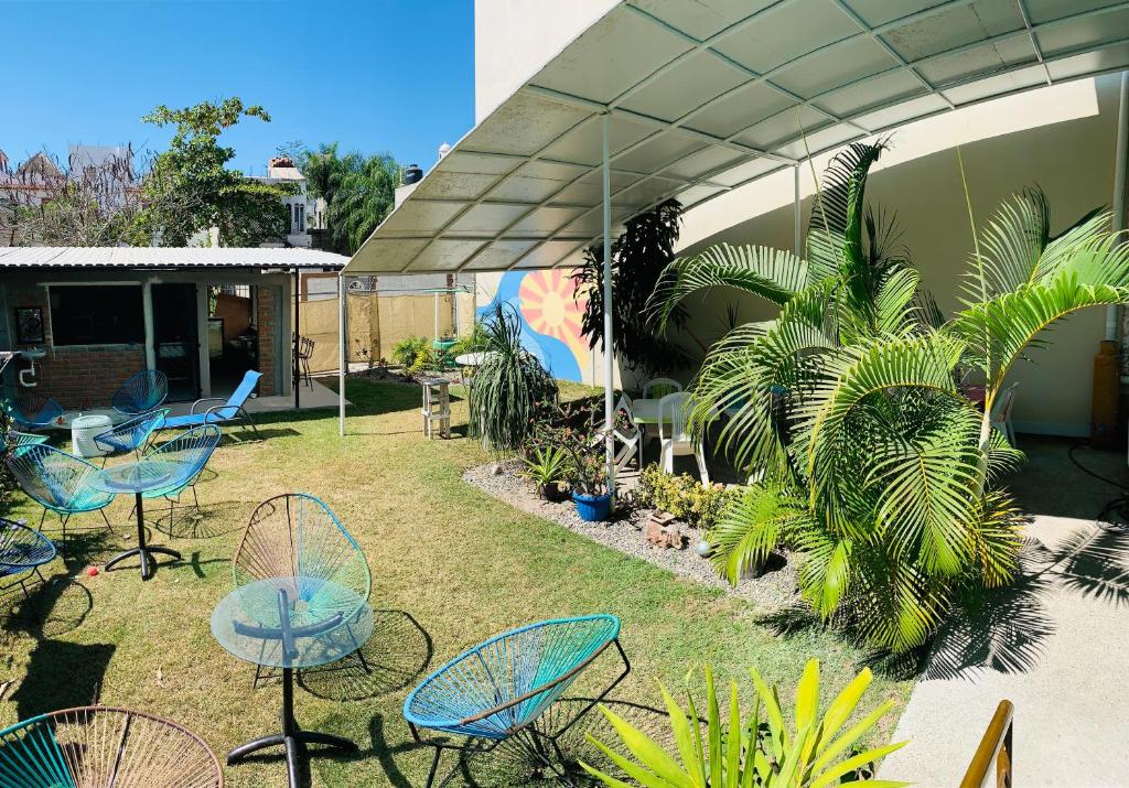 Zahrada ubytování Hostal Bucerias