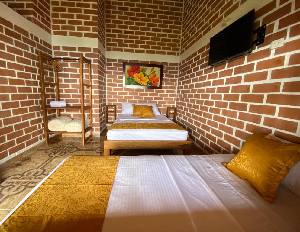 Acantos Hotel Campestre - 带私人浴室的三室