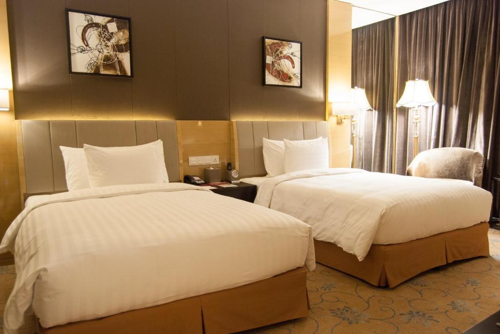 Postel nebo postele na pokoji v ubytování Crowne Plaza Shanghai Noah Square by IHG