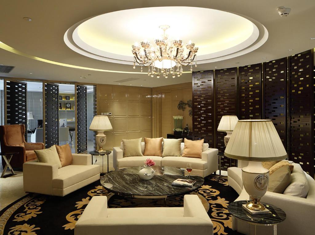 Posezení v ubytování Crowne Plaza Shanghai Noah Square by IHG