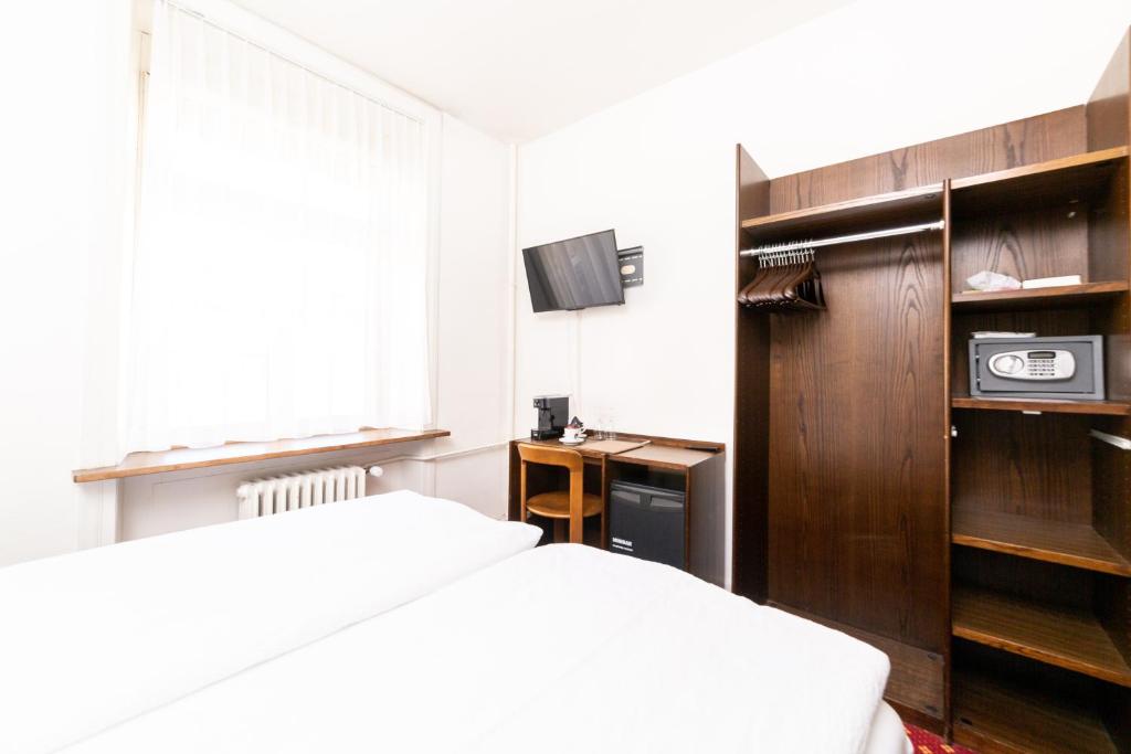 TV a/nebo společenská místnost v ubytování Hotel Rheinfelderhof