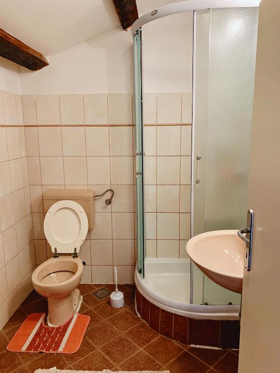 Kúpeľňa v ubytovaní Villa Mihaela