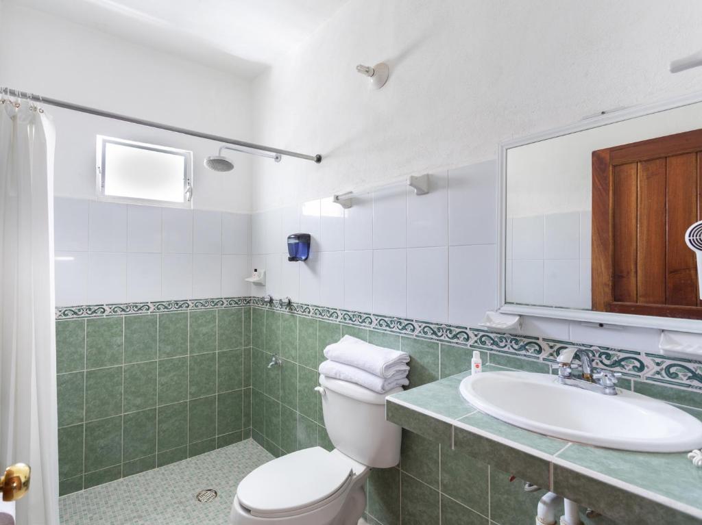 Koupelna v ubytování Hotel Costa Azul