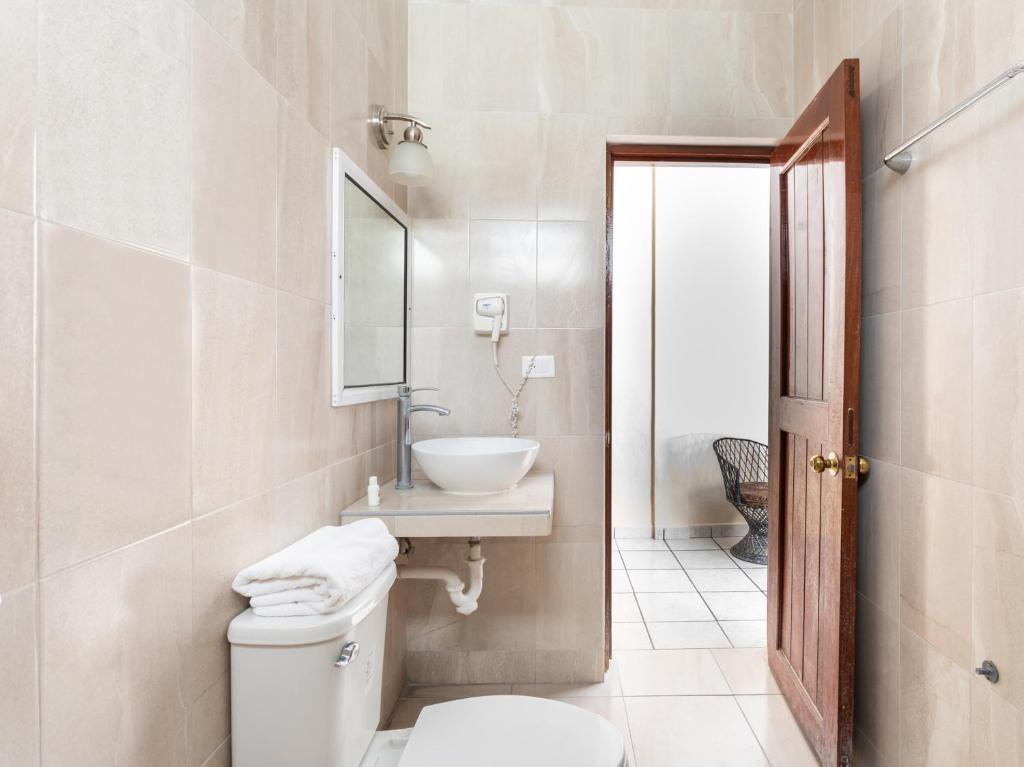 Koupelna v ubytování Hotel Costa Azul