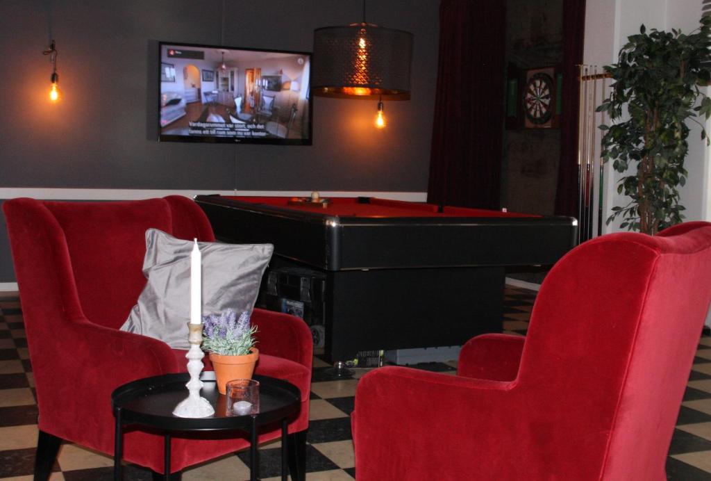 Posezení v ubytování Lages Motel