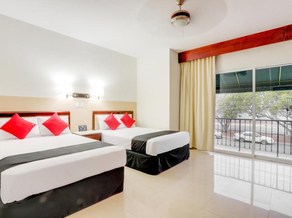 Hotel Siglo 21 Merida - Chambre Double Supérieure Avec Deux Lits Doubles