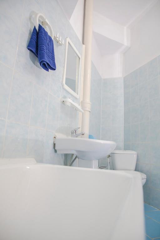 Koupelna v ubytování Chisinau Hotel