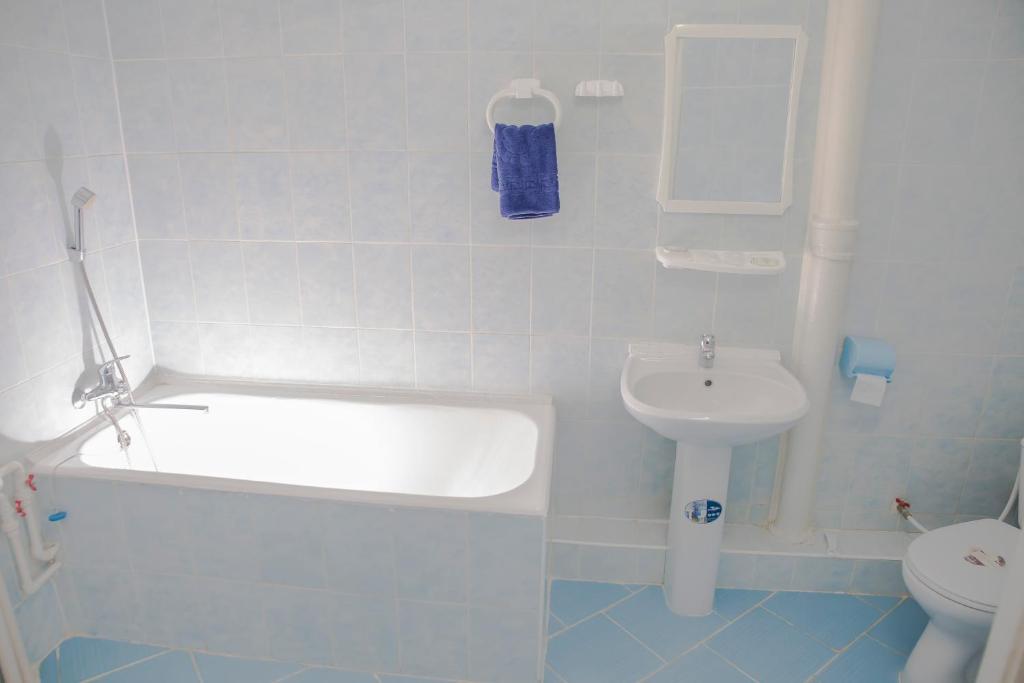 Koupelna v ubytování Chisinau Hotel