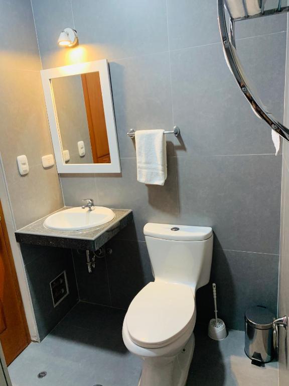 Vannituba majutusasutuses Hotel Daylu