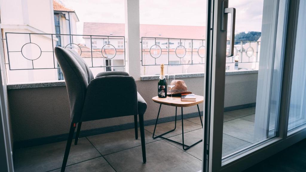 Posezení v ubytování Stadthotel Haslach