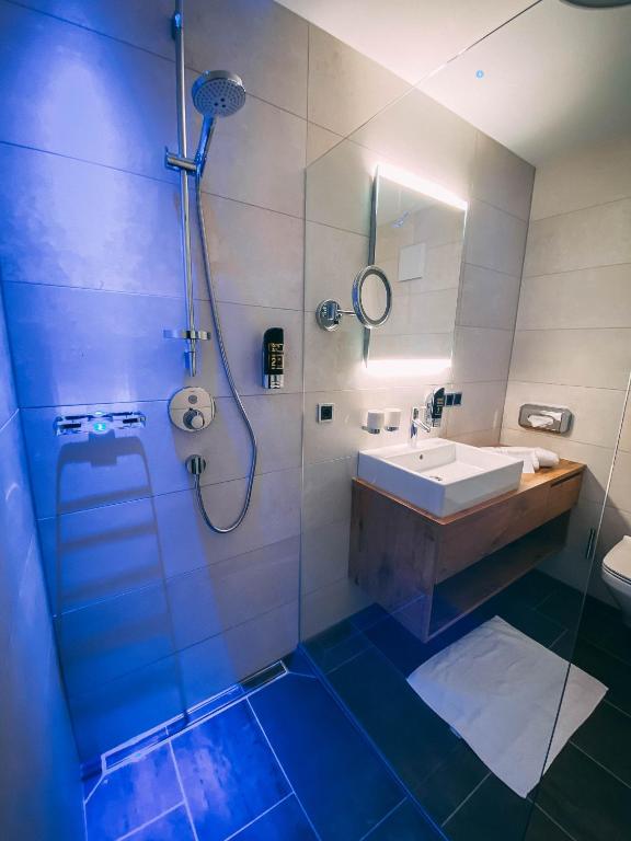 Koupelna v ubytování Stadthotel Haslach