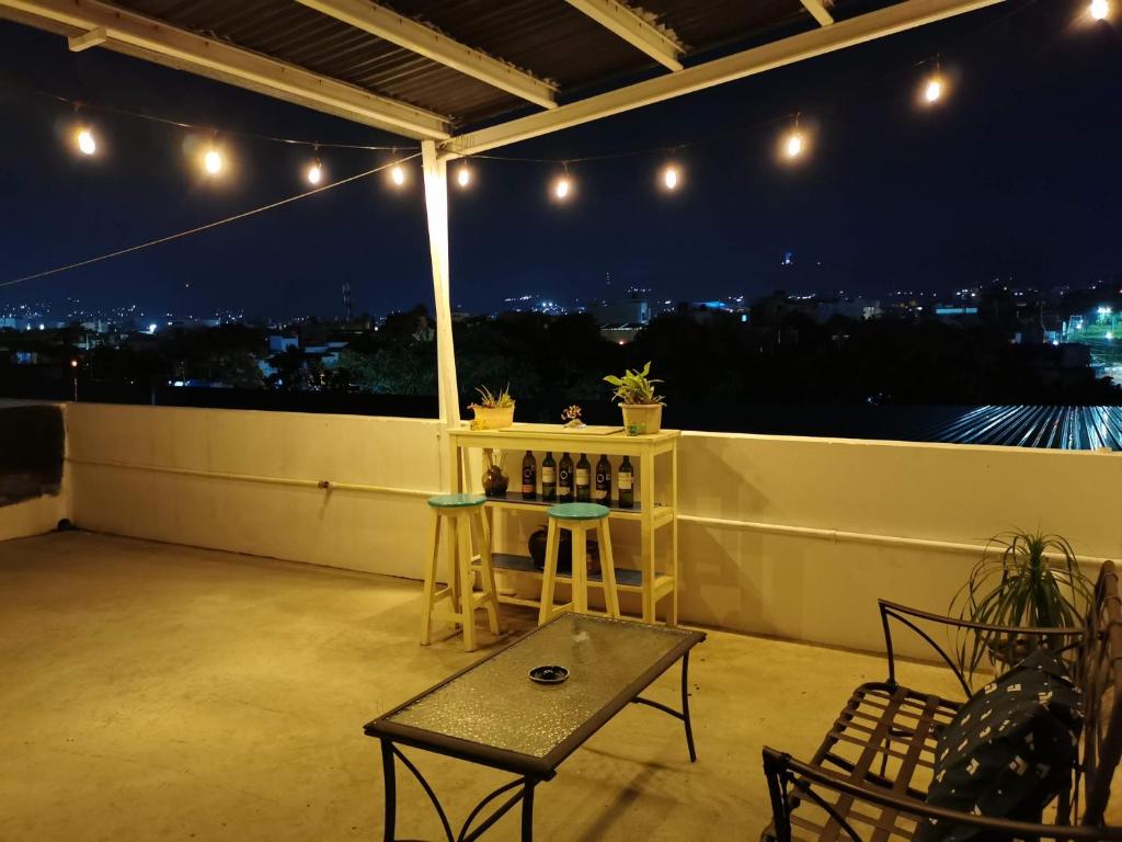 Balkón nebo terasa v ubytování Terraza Sancris