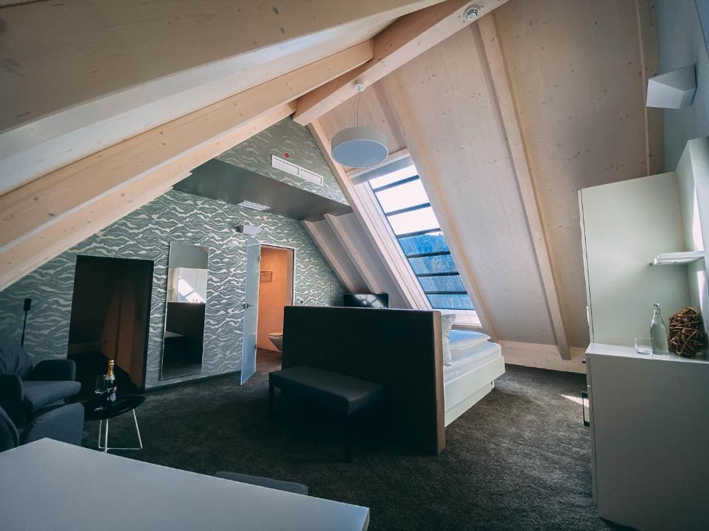 Posezení v ubytování Stadthotel Haslach