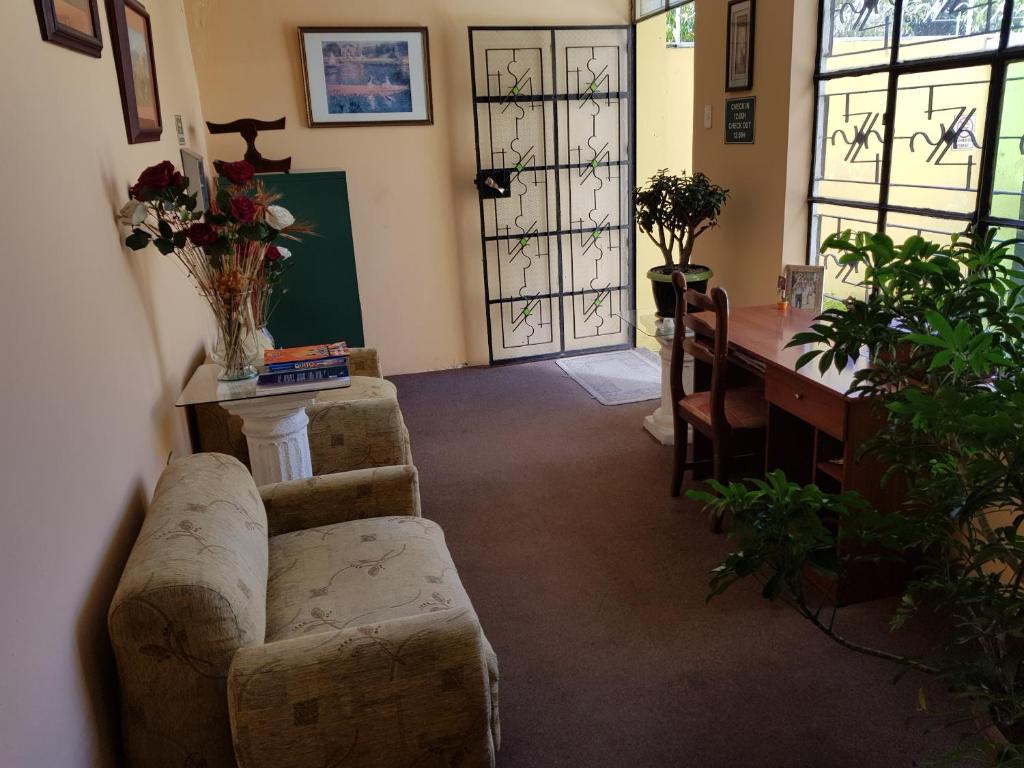 Posezení v ubytování Petite Maison