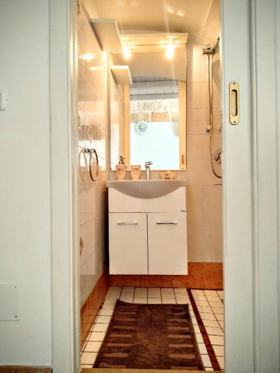 A bathroom at Dimora la Sirenetta