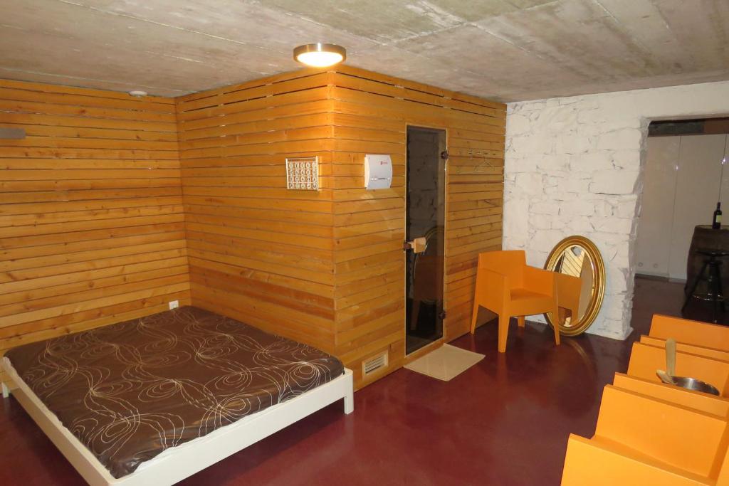 Posteľ alebo postele v izbe v ubytovaní aeki LOFT