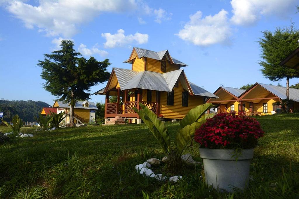 Zahrada ubytování Cabañas Paraiso tziscao