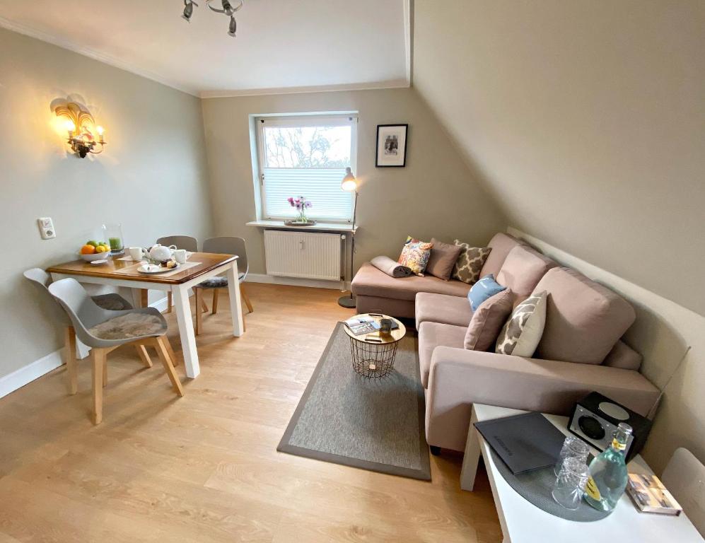 Posezení v ubytování Ferienwohnung Annika 2