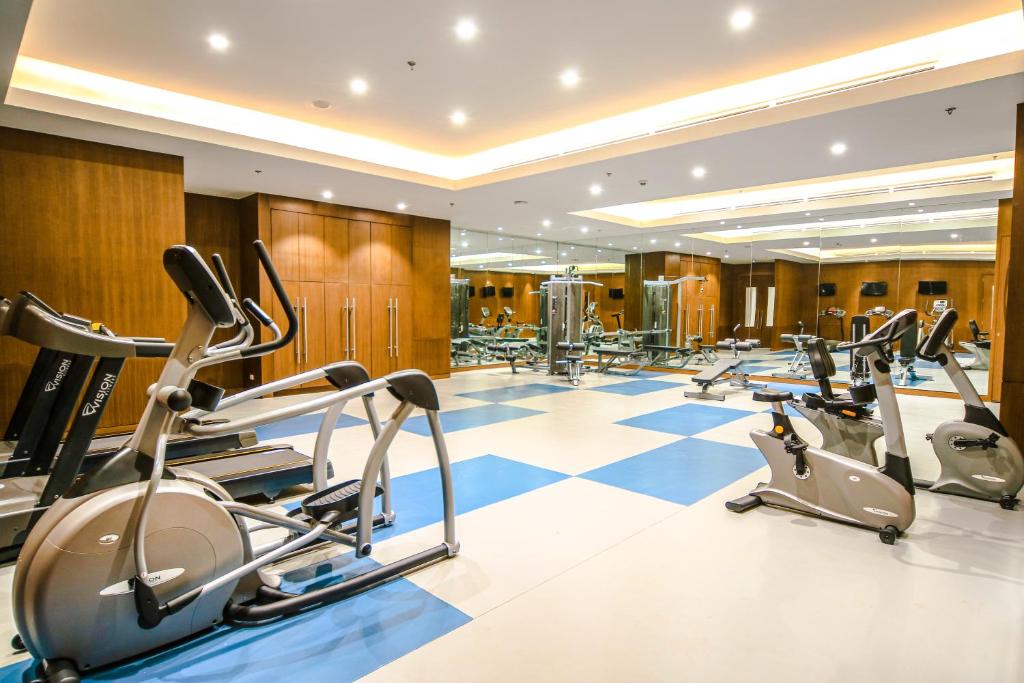 Fitness centrum a/nebo fitness zařízení v ubytování Hotel Lucky Chinatown Binondo