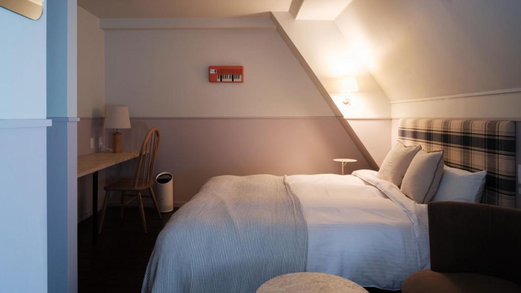 Postel nebo postele na pokoji v ubytování miss morgan hotel