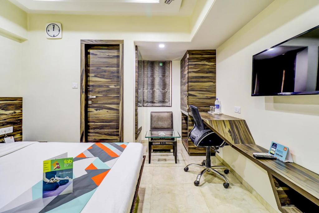 TV a/nebo společenská místnost v ubytování Hotel Palliate