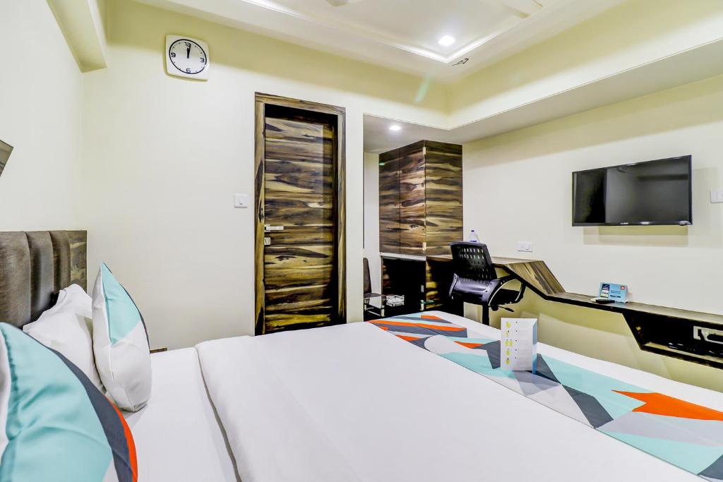TV a/nebo společenská místnost v ubytování Hotel Palliate