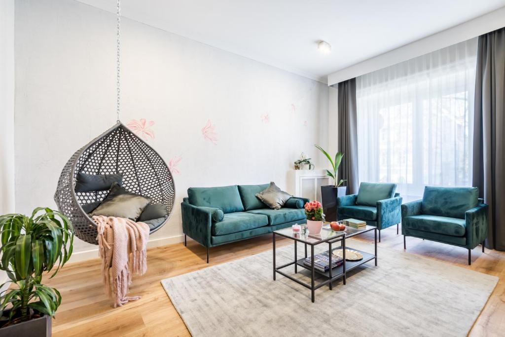 Posedenie v ubytovaní BpR KYANIT Design Apartments with A/C