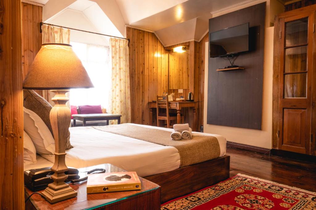Posteľ alebo postele v izbe v ubytovaní Villa Everest