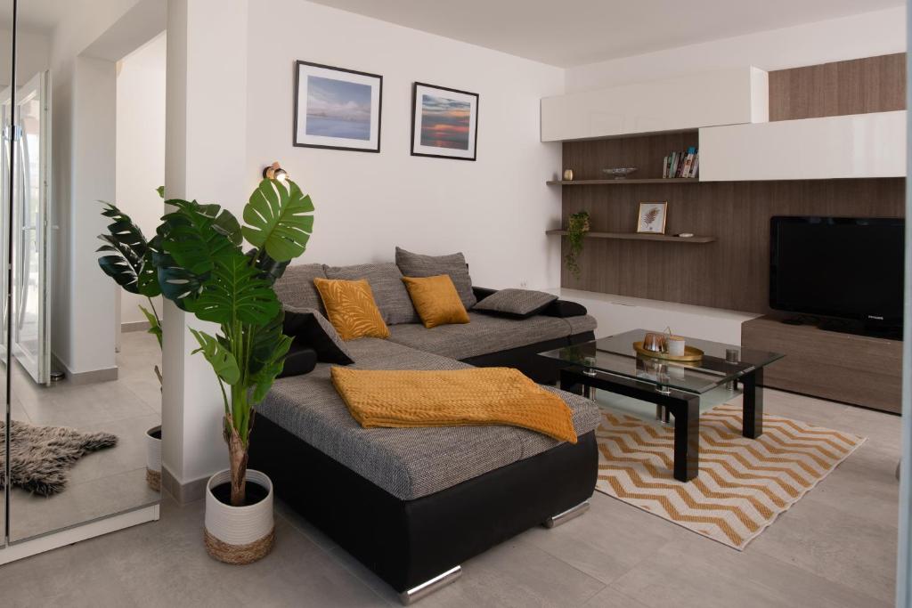 Posezení v ubytování Apartment Stella