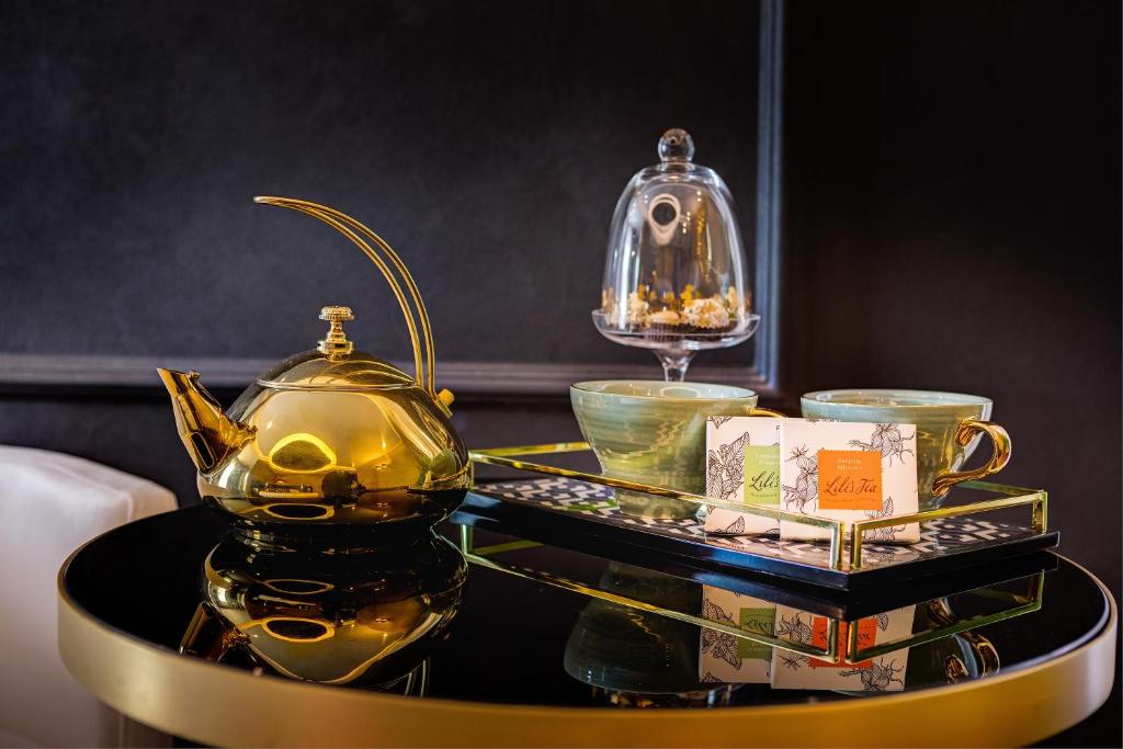 Coffee and tea making facilities at Dharma Boutique Hotel & SPA