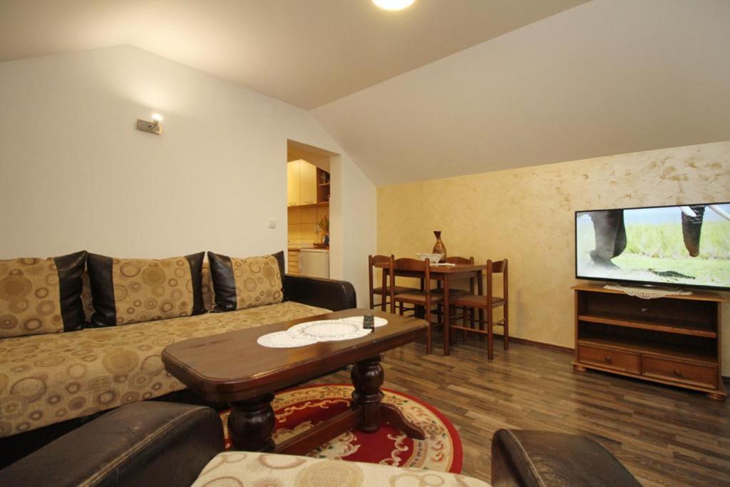 TV i/ili multimedijalni sistem u objektu Apartmani Bogdanović