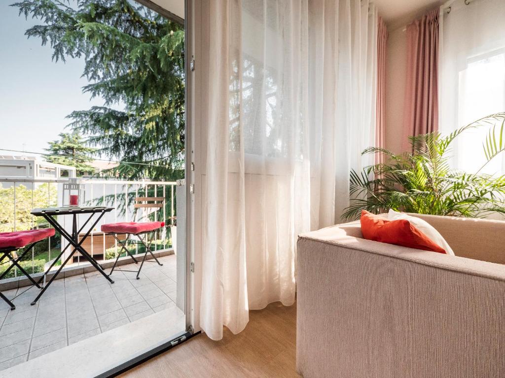 Balkón nebo terasa v ubytování Villa Due Giardini