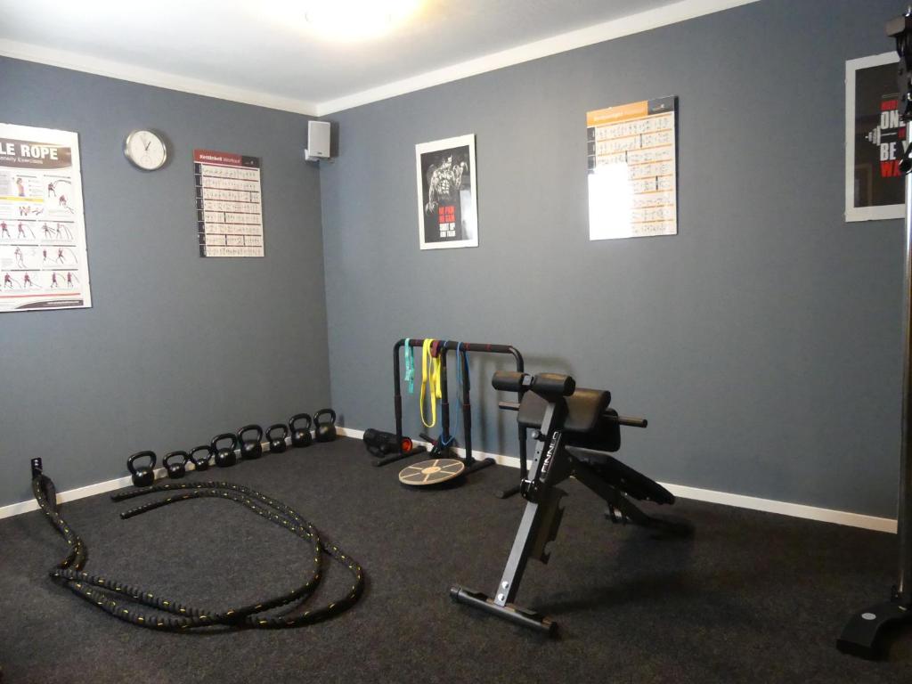 Fitness centrum a/nebo fitness zařízení v ubytování White Stone Villa