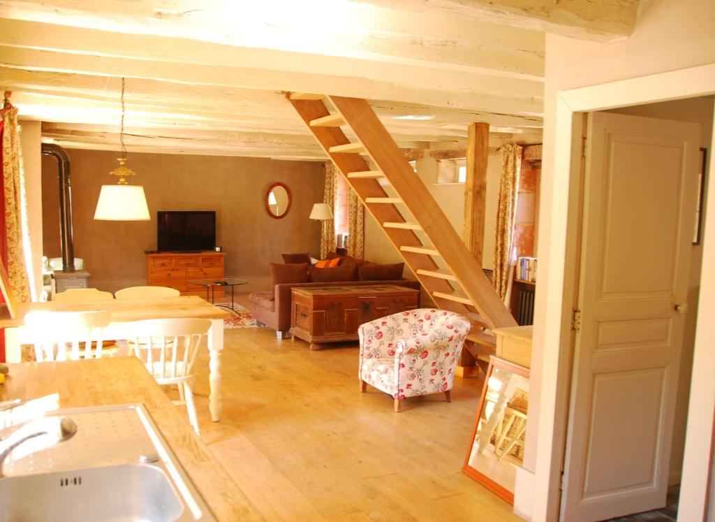 Posezení v ubytování Chateau Igny