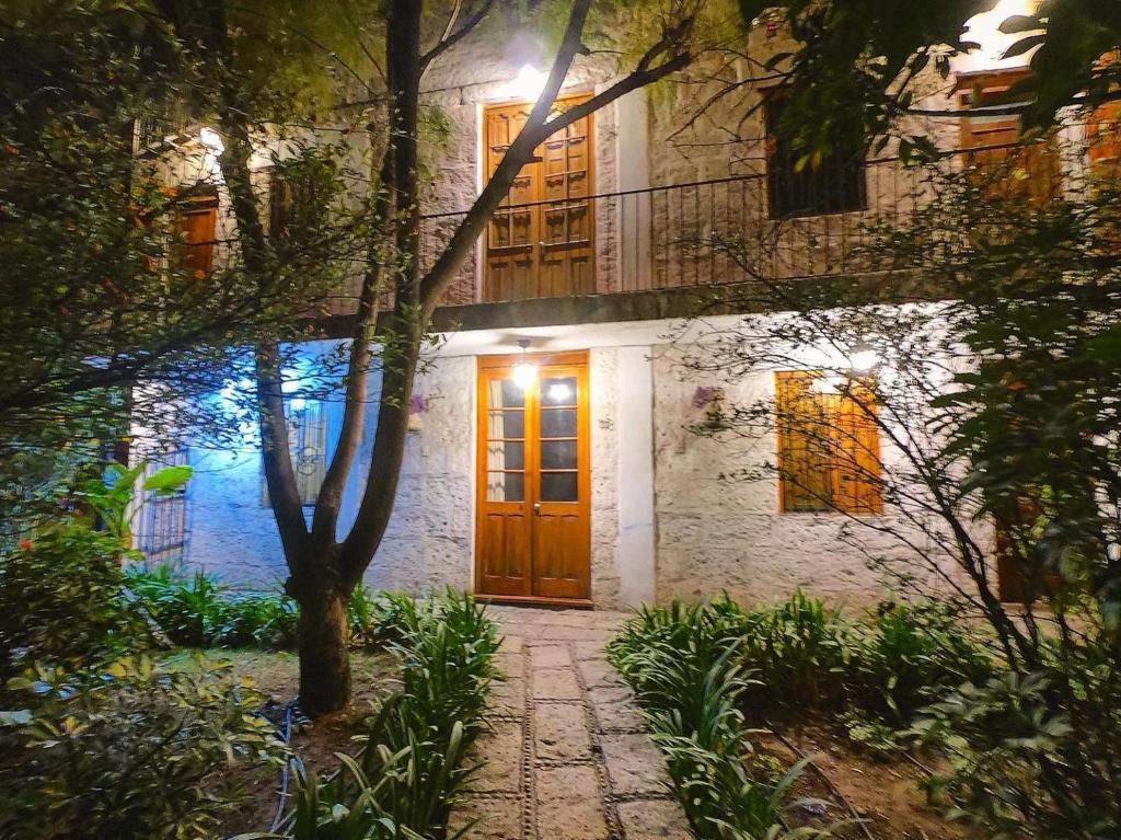 Zahrada ubytování La Casa de Melgar