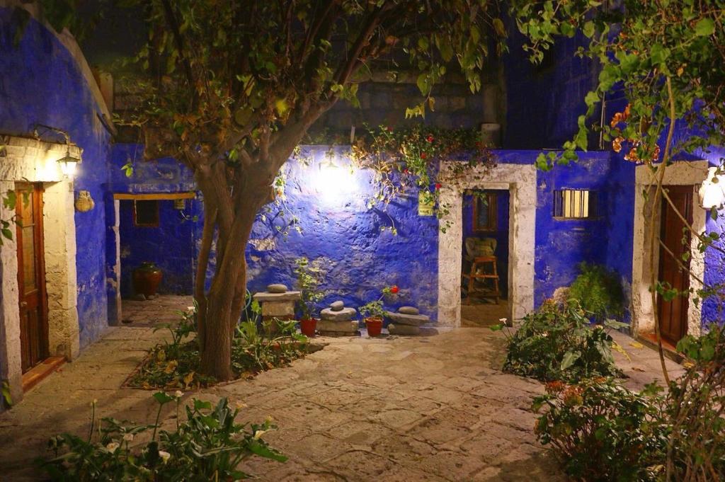 Zahrada ubytování La Casa de Melgar
