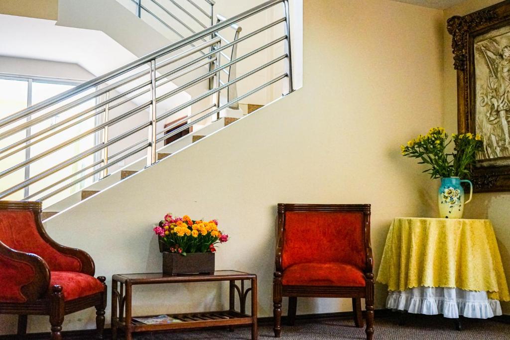 Posezení v ubytování Hotel Makroz