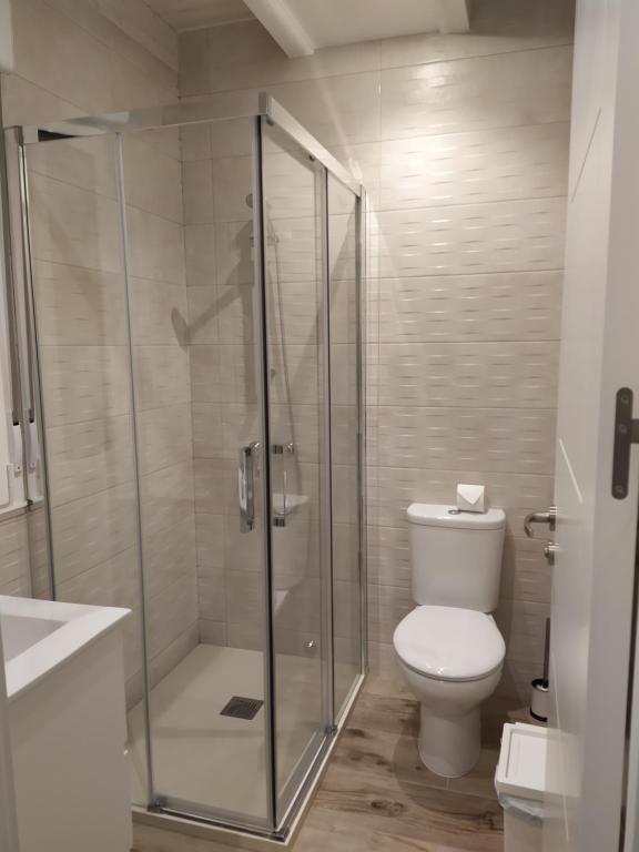 Koupelna v ubytování Apartamentos El Brezu