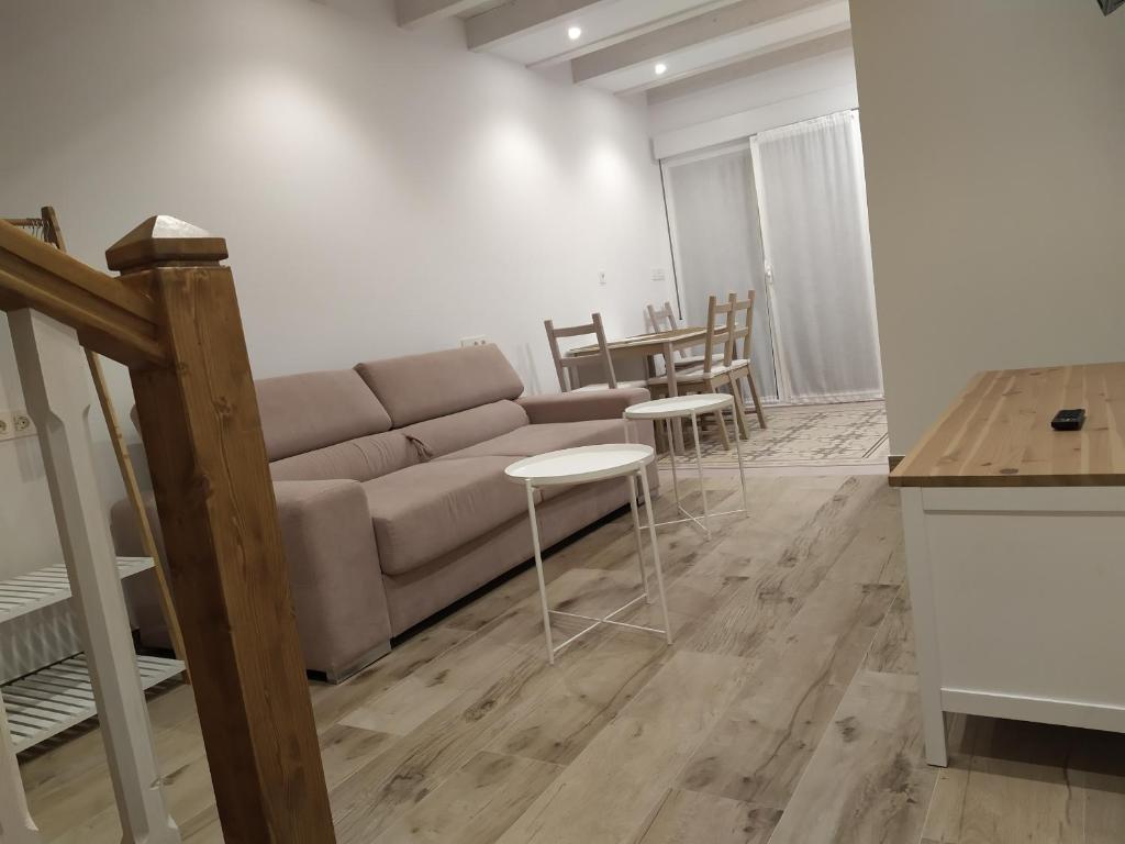 Posezení v ubytování Apartamentos El Brezu
