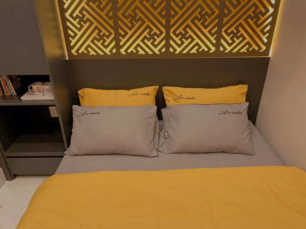 Postel nebo postele na pokoji v ubytování 54 Homestay
