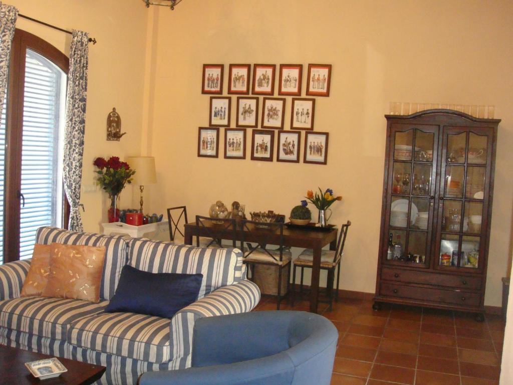A seating area at Las Cañadillas