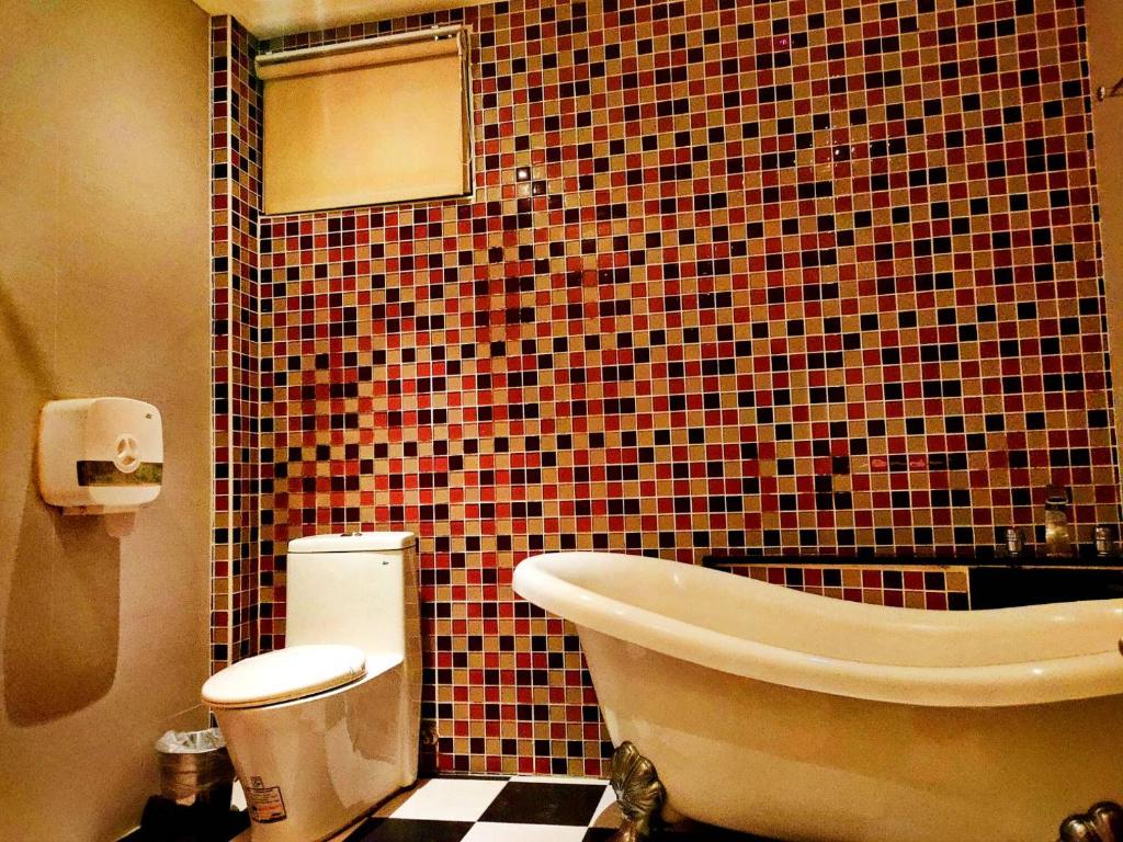 Koupelna v ubytování Zheng Yi Hotel & Motel I