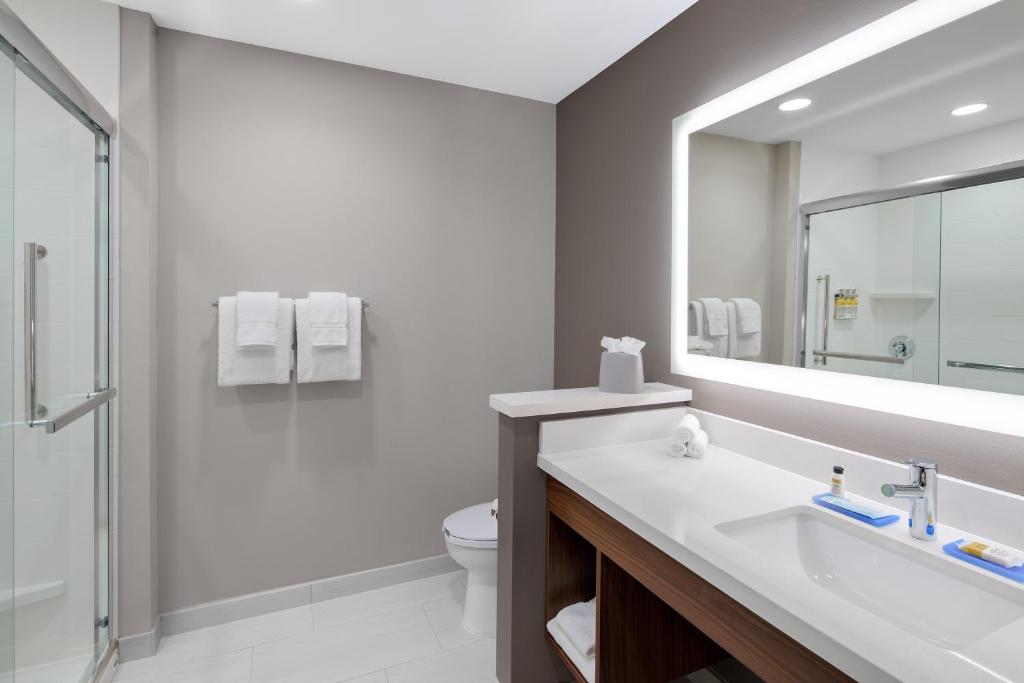 Koupelna v ubytování Holiday Inn Express & Suites Lubbock Central - Univ Area by IHG