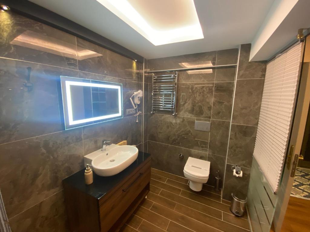 Koupelna v ubytování Muyan Suites