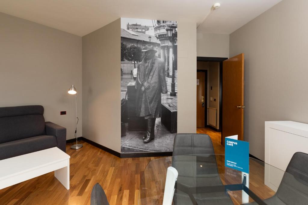 Posezení v ubytování Aparthotel Campus